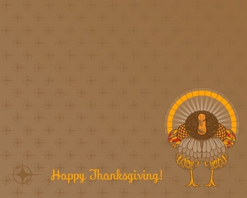 Illustration zum Artikel Wallpaper Roundup: Turkey Time und Pumpkin Pie